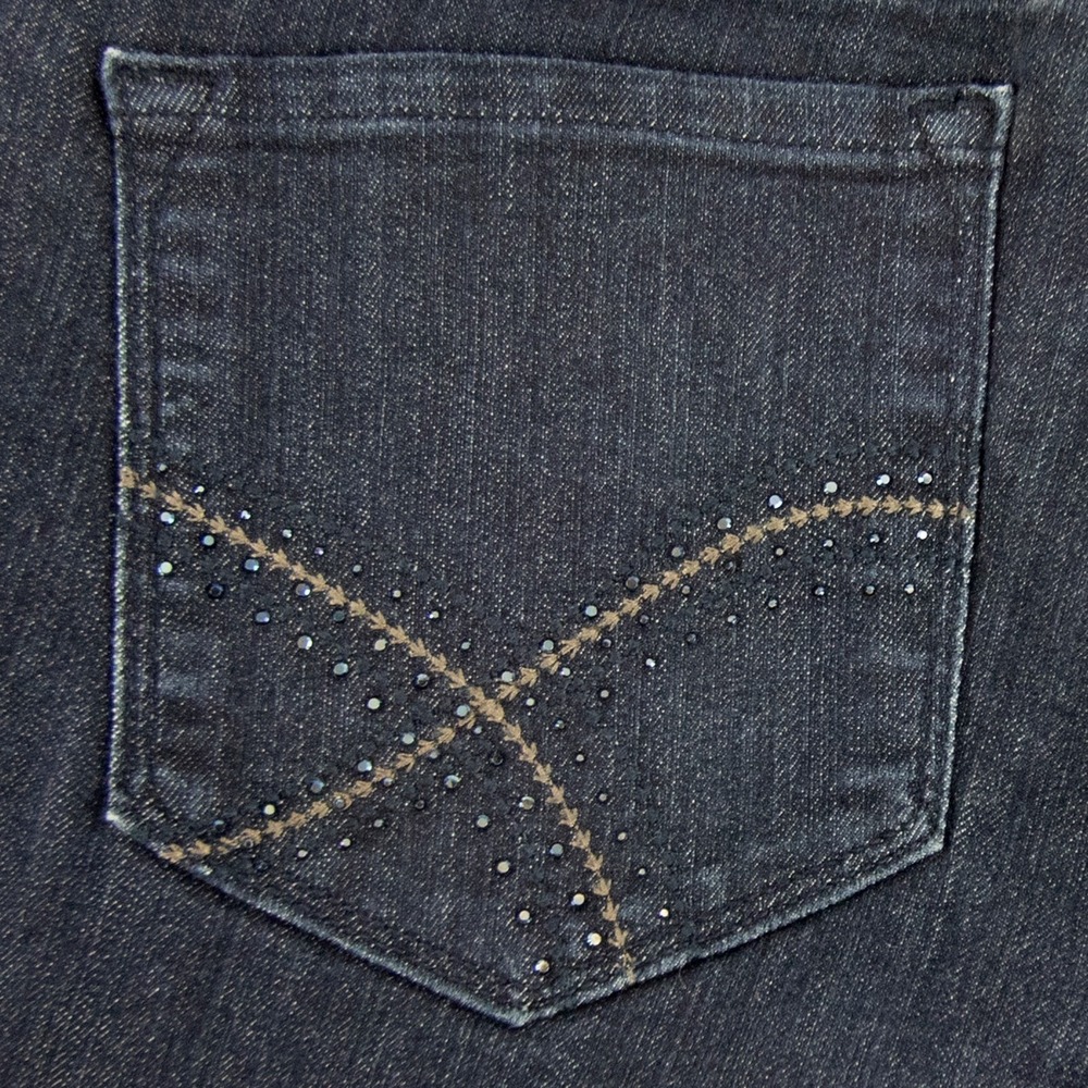 NYDJ Skinny Jeans Womens Size 4 Stretch Blue Lift Tuck Made in USA 10232T1074 - Picture 4 of 11
